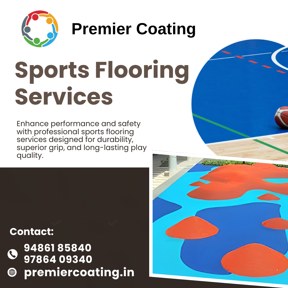 Sports Flooring Services in Coimbatore – Premier Coating
