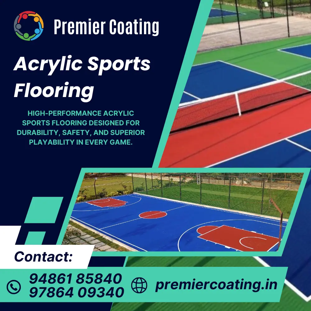 Acrylic Sports Flooring Service