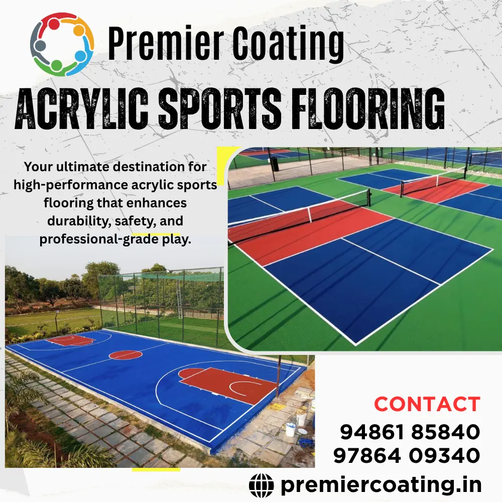 Acrylic Sports Flooring Services – Premier Coating