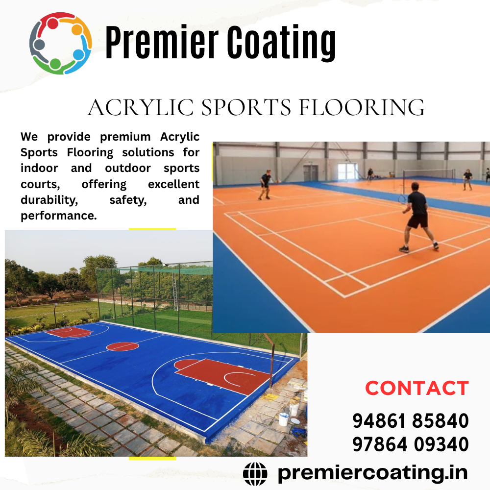 Acrylic Sports Flooring In Tamilnadu